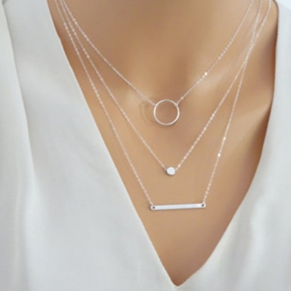 Jewelry - Silver 3 Layer Necklace